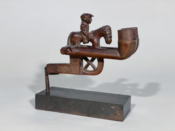 Chokwe Double Pipe  With Horse and Rider  